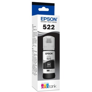 Epson T522 Ink Refill Kit - Inkjet - Black