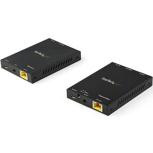 StarTech.com HDMI over CAT6 extender kit - Supports UHD - Resolutions up to 4K 60Hz - Supports HDR and 4:4:4 chroma subsampling - Extended HDMI signal at up to 165 ft. (50 m) - Use existing CAT6 cable infrastructure with a direct connection to the converter to extend your HDMI signal - HDCP 2.2 compliant - HDMI over CAT6 Extender Kit supports resolutions up to 4K 60Hz, HDR and 4:4:4 chroma subsampling - Extended HDMI signal 165 ft/50m over CAT6 cable - Extender is HDCP 2.2 compliant and bac