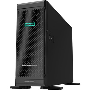 HPE ProLiant ML350 G10 4U Tower Server - 1 x Intel Xeon Silver 4208 2.10 GHz - 16 GB RAM - 12Gb/s SAS Controller - 2 Processor Support - Up to 16 MB Graphic Card - Gigabit Ethernet - 4 x LFF Bay(s) - Hot Swappable Bays - 1 x 500 W