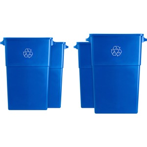 Genuine+Joe+23+Gallon+Recycling+Container+-+23+gal+Capacity+-+Rectangular+-+30%26quot%3B+Height+x+22.5%26quot%3B+Width+x+11%26quot%3B+Depth+-+Blue%2C+White+-+4+%2F+Carton