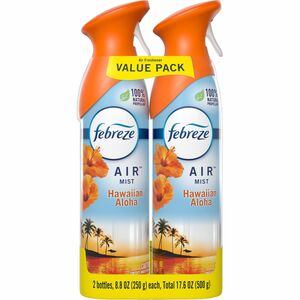 Febreze+Hawaiian+Air+Spray+Pack+-+Liquid+-+8.8+fl+oz+%280.3+quart%29+-+Hawaiian+Aloha+-+12+%2F+Carton+-+Odor+Neutralizer%2C+VOC-free