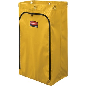 Rubbermaid+Commercial+6173+Cleaning+Cart+24-Gallon+Replacement+Bags+-+24+gal+Capacity+-+6.50%26quot%3B+Width+x+9.10%26quot%3B+Length+-+Zipper+Closure+-+Yellow+-+Vinyl+-+4%2FCarton+-+Janitorial+Cart