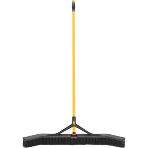 Rubbermaid+Commercial+Maximizer+Push-To-Center+36%26quot%3B+Brooms+-+Polypropylene+Bristle+-+58.1%26quot%3B+Overall+Length+-+Steel+Handle+-+6+%2F+Carton