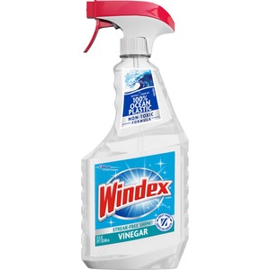 Windex%C2%AE+Vinegar+MultiSurface+Spray+-+23+fl+oz+%280.7+quart%29+-+Clean+%26+Fresh+Scent+-+8+%2F+Carton+-+Ammonia-free%2C+Streak-free%2C+Versatile+-+Clear