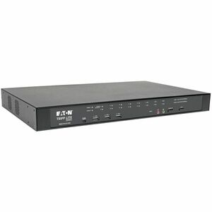 Tripp Lite B064-016-01-IPG 16-Port IP KVM Switch - 16 Computer(s) - 1 Local User(s) - 1 Remote User(s) - 19 x Network (RJ-45) - 2 x PS/2 Port - 6 x USB1 x VGA - Rack-mountable, Desktop - 1U - TAA Compliant