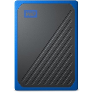 WD My Passport Go WDBMCG5000ABT-WESN 500 GB Portable Solid State Drive - External - Black, Cobalt