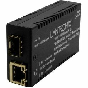 Mini Gigabit Ethernet Unidirectional Media Converter 10/100/1000Base-T Port to 100/1000Base-X Port