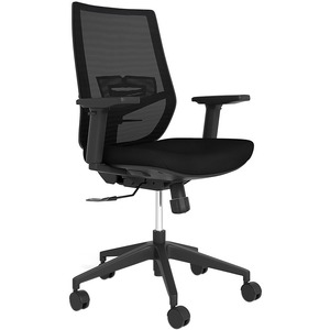 United+Chair+Upswing+Task+Chair+With+Arms+-+Black+-+1+Each