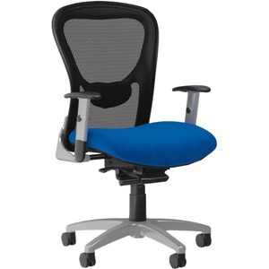 9+to+5+Seating+Strata+1560+Task+Chair+-+Mesh+Back+-+Mid+Back+-+5-star+Base+-+Blue+-+1+Each
