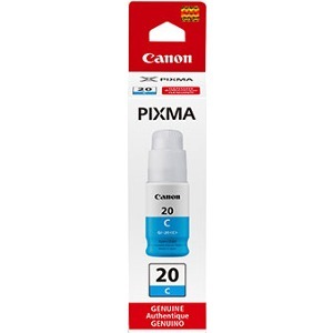 Canon GI-20 Cyan Ink Bottle - Inkjet - Cyan