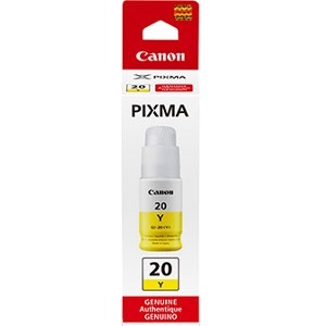Canon GI-20 Yellow Ink Bottle - Inkjet - Cyan
