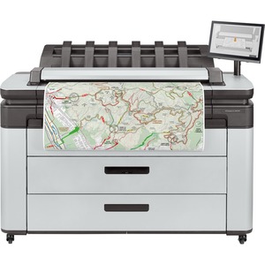 HP DesignJet XL 3600dr PostScript Inkjet Large Format Printer - Includes Printer, Scanner, Copier - 36" Print Width - Color