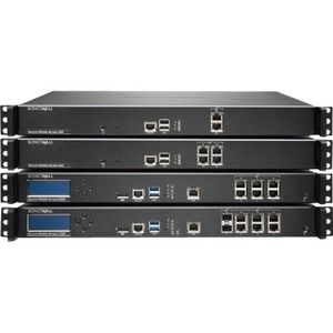 SonicWall SMA 210 Network Security/Firewall Appliance - 2 Port - 10/100/1000Base-T - Gigabit Ethernet - 2 x RJ-45 - 1U - Rack-mountable