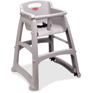 Rubbermaid Commercial Sturdy Chair Youth High Chair - Platinum - 1 / Carton