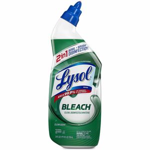 Lysol+Bleach+Toilet+Bowl+Cleaner+-+24+fl+oz+%280.8+quart%29Bottle+-+1+Each+-+Disinfectant+-+Blue