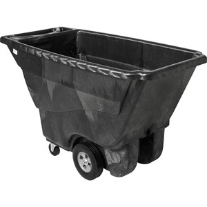 Rubbermaid+Commercial+Structural+Foam+Tilt+Dump+Truck+-+850+lb+Load+Capacity+-+Structural+Foam+-+Black+-+1+Each