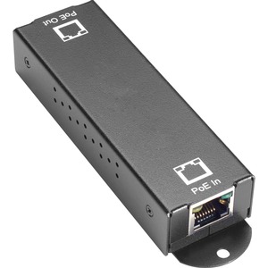 Black Box 10/100/1000BASE-T PoE+ Ethernet Repeater - 802.3at-1-Port - New - 10/100/1000Bas