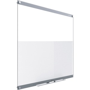 Quartet+Infinity+Customizable+Dry-Erase+Board+-+36%26quot%3B+%283+ft%29+Width+x+24%26quot%3B+%282+ft%29+Height+-+Clear%2FWhite+Glass+Surface+-+Rectangle+-+Horizontal%2FVertical+-+Magnetic+-+Assembly+Required+-+1+Each
