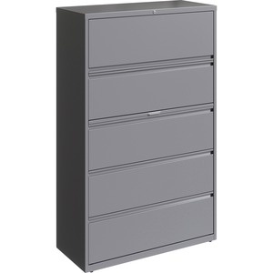 Lorell+Fortress+Series+Lateral+File+w%2FRoll-out+Posting+Shelf