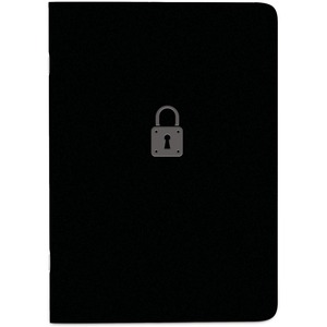 Rediform+Password+Notebook+-+64+Pages+-+Sewn+-+0.40%26quot%3B+Height+x+3.5%26quot%3B+Width+x+5%26quot%3B+Length+-+Black+Cover+-+Compact%2C+Flexible+Cover%2C+Bilingual+Format%2C+Note+Section+-+Recycled+-+1+Each