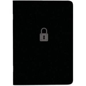 Rediform+Password+Notebook+-+64+Pages+-+Sewn+-+0.40%26quot%3B+x+3.5%26quot%3B+x+5%26quot%3B+-+Black+Cover+-+Compact%2C+Flexible+Cover%2C+Bilingual+Format%2C+Note+Section+-+Recycled+-+1+Each