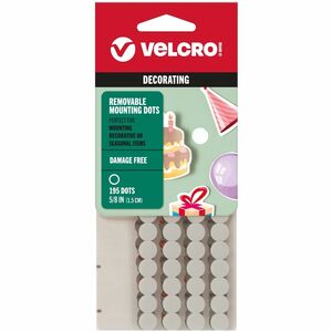 VELCRO%C2%AE+Removable+Mounting+Tape+-+0.63%26quot%3B+Diameter+-+White+-+195+%2F+Pack
