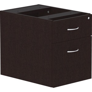 Lorell+Essentials+Series+Box%2FFile+Hanging+File+Cabinet+-+21%26quot%3B+Height+x+16%26quot%3B+Width+x+22%26quot%3B+Depth+Pedestal+-+Total+Drawer%28s%29%3A+2+-+Finish%3A+Espresso+-+Durable%2C+Laminated%2C+Built-in+Hangrail%2C+File+Drawer%2C+Central+Locking%2C+Adjustable+Feet+-+1+Each