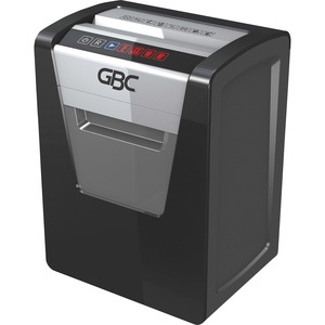 GBC+ShredMaster+SX15-06+Super+Cross-Cut+Shredder+-+Non-continuous+Shredder+-+Super+Cross+Cut+-+15+Per+Pass+-+for+shredding+Paper%2C+Staples%2C+Paper+Clip+-+P-4+-+2+Hour+Run+Time+-+6+gal+Wastebin+Capacity+-+Black%2C+Chrome