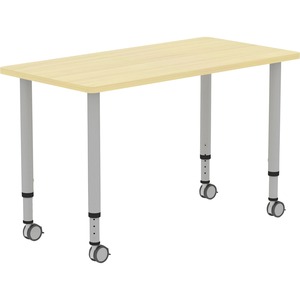 Lorell+Attune+Height-adjustable+Multipurpose+Rectangular+Table