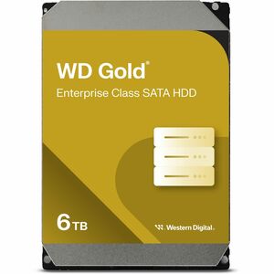 Western Digital Gold WD6003FRYZ 6 TB Hard Drive - 3.5" Internal - SATA (SATA/600) - Server, Storage System Device Supported - 7200rpm - 5 Year Warranty