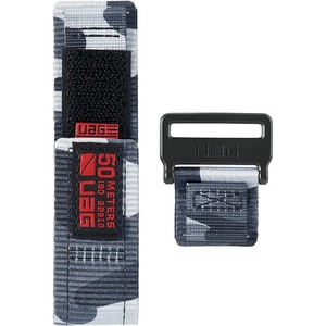 Urban Armor Gear Active Watch Strap for Samsung Galaxy Watch - Midnight Camo - Nylon-Stain