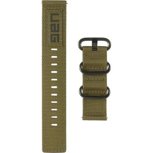 Urban Armor Gear Nato Watch Strap for Samsung Galaxy Watch - Olive Drab - Nylon, Stainless Steel