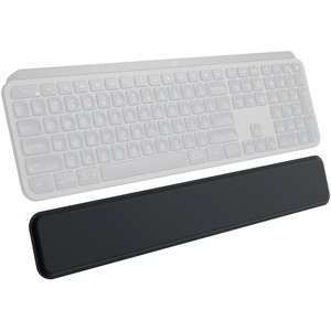 Logitech MX Palm Rest - 2.52" (64 mm) x 16.54" (420 mm) x 0.31" (8 mm) Dimension - Memory Foam - Stain Resistant, Anti-slip - Keyboard