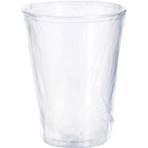 Solo Wrapped Ultra Clear PET Cold Cups - 10 fl oz - 500 / Carton - Clear - Polyethylene Terephthalate (PET) - Beverage