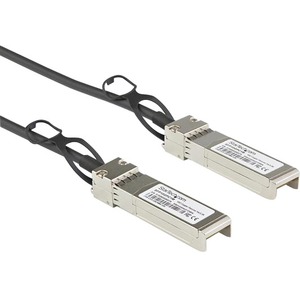 StarTech.com 1m SFP+ to SFP+ Direct Attach Cable for Dell EMC DAC-SFP-10G-1M - 10GbE SFP+ Copper DAC 10 Gbps Passive Twinax - 100% Dell EMC DAC-SFP-10G-1M Compatible 1m direct attached cable - 10 Gbps Passive Twinax Copper Low Power 2x SFP+ Pluggable Connector - 10GbE Mini GBIC/Transceiver Module DAC for Dell EMC switches - Hot-Swappable MSA Compliant Lifetime Warranty