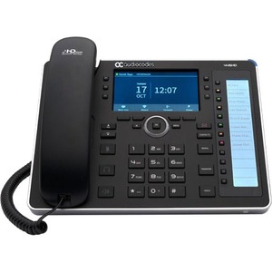 AudioCodes 445HD IP Phone - Corded - Corded - Black - VoIP - 2 x Network (RJ-45) - PoE Por