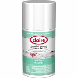 Claire+Fresh+Linen+Metered+Aerosol+-+Aerosol+-+330+Sq.+ft.+-+10+fl+oz+%280.3+quart%29+-+Fresh+Linen+-+30+Day+-+12+%2F+Pack