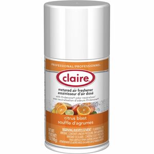 Claire+Citrus+Blast+Metered+Aerosol+-+Aerosol+-+330+Sq.+ft.+-+10+fl+oz+%280.3+quart%29+-+Citrus+Blast+-+30+Day+-+12+%2F+Pack