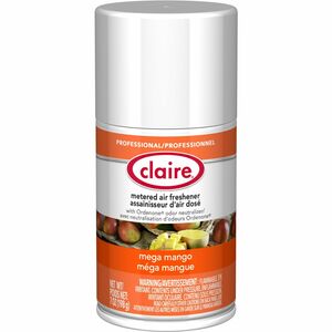 Claire+Mega+Mango+Metered+Air+Freshener+-+Aerosol+-+330+Sq.+ft.+-+10+fl+oz+%280.3+quart%29+-+Mango+-+30+Day+-+12+%2F+Pack