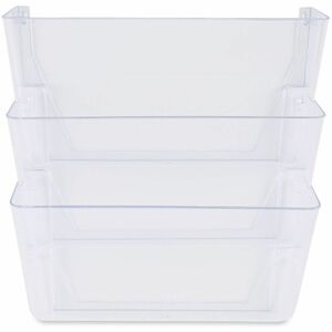 Universal+Wall+Files%2C+3+Sections%2C+Letter+Size%2C+13%26quot%3B+x+4%26quot%3B+x+14%26quot%3B+%2C+Clear%2C+3%2FSet+-+3+Pocket%28s%29+-+14%26quot%3B+Height+x+13%26quot%3B+Width+x+4%26quot%3B+Depth+-+Clear+-+Plastic+-+3+%2F+Set
