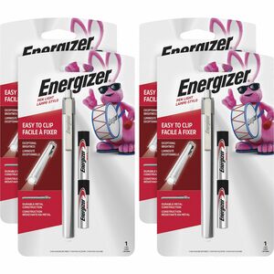 Energizer+LED+Pen+Light+-+LED+-+Bulb+-+1+W+-+6+lm+Lumen+-+AAA+-+Battery+-+Stainless+Steel+-+Drop+Resistant+-+Silver+-+4+%2F+Carton