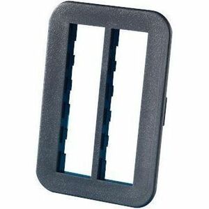 Ortronics Tracjack Furniture Plate Herman Miller, Beltline, Four-Port, Black