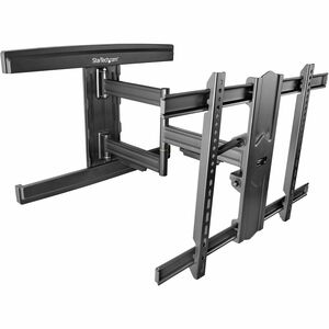 StarTech.com TV Wall Mount for up to 80" VESA Mount Displays - Low Profile Full Motion TV Mount - Heavy Duty Adjustable Articulating Arm - Adjustable TV wall mount bracket for large 80 inch (110lb) VESA mount displays/curved TVs - Swivel/tilt/rotate/extend screen w/low profile full-motion articulating arms - Ideal for TV corner mounting - Universal TV mount w/hardware - Heavy-duty steel