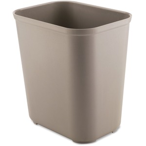 Rubbermaid+Commercial+28+QT+Fire-Resistant+Wastebaskets+-+7+gal+Capacity+-+Rectangular+-+Impact+Resistant%2C+Rust+Resistant%2C+Dent+Resistant+-+15.5%26quot%3B+Height+x+10.5%26quot%3B+Width+x+14.5%26quot%3B+Depth+-+Thermoset+Polyester+-+Beige+-+6+%2F+Carton