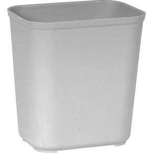 Rubbermaid+Commercial+28+Quart+Fire+Resistant+Wastebasket+-+7+gal+Capacity+-+Rectangular+-+Fire+Resistant+-+Heat+Resistant%2C+Impact+Resistant%2C+Rust+Resistant+-+15.5%26quot%3B+Height+x+14.5%26quot%3B+Width+x+10.5%26quot%3B+Depth+-+Thermoset+Polyester+-+Gray+-+6+%2F+Carton