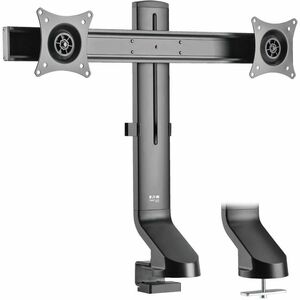 Tripp Lite DDR1727DC Desk Mount for Monitor, Flat Panel Display, TV - Black - 2 Display(s) Supported - 27" Screen Support - 7 kg Load Capacity - 75 x 75, 100 x 100