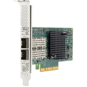 HPE Ethernet 100Gb 2-port QSFP28 MCX516A-CCHT Adapter - PCI Express 3.0 x16 - 2 Port(s) - 