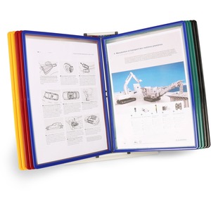 Tarifold+Compact+Desktop+Document+Display+-+Desktop+-+10+Pockets+-+Support+Letter+8.50%26quot%3B+x+11%26quot%3B+Media+-+Flexible%2C+Ergonomic%2C+Dual+Sided+-+1+Each