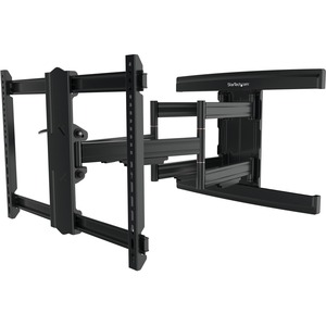 StarTech.com TV Wall Mount supports up to 100" VESA Displays - Low Profile Full Motion Large TV Wall Mount - Heavy Duty Adjustable Bracket - Adjustable TV Wall Mount bracket for large 100 inch (165lb) VESA displays/curved TVs - Swivel, tilt, rotate, extend screen w/ low profile full-motion articulating arms - Ideal for TV corner mounting - Universal TV mount w/ hardware - Heavy-duty steel