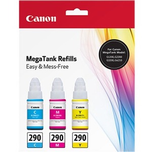 Canon GI-290 CMY Ink Bottle Value Pack - Inkjet - Magenta, Cyan, Yellow - 3 / Pack